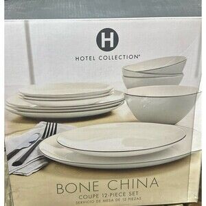 Hotel Collection
Black Line 12 Pc. Dinnerware Set, Service for 4